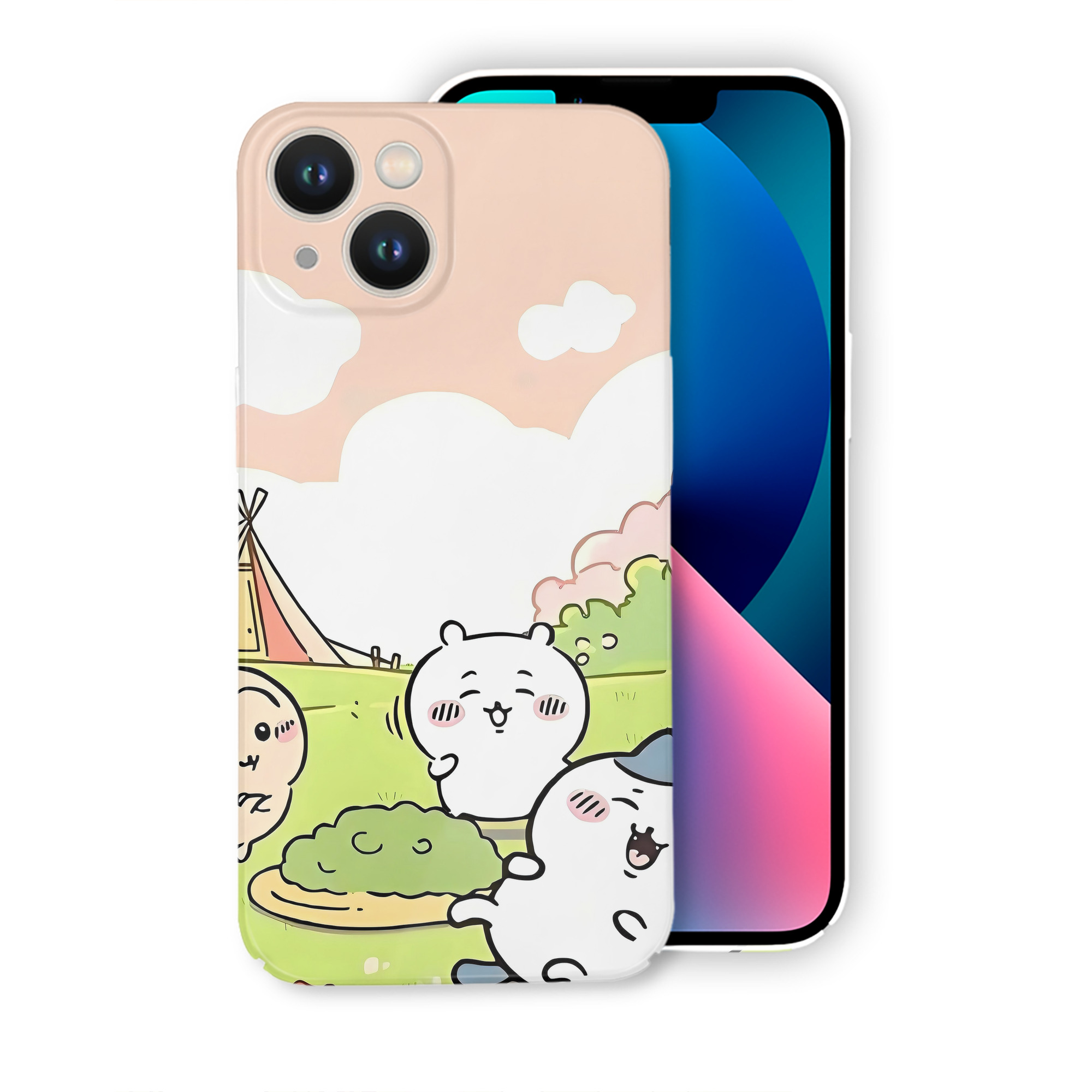 （画像用） ちいかわ Chii-kawa 【iPhone 14シリーズ対応】ハードケース
